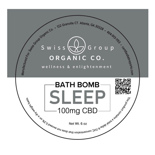 CBD 100mg Sleep Bath Bomb 6oz