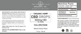 CBD Broad Spectrum Tincture 3500mg Max Strength Peppermint Swiss Group Organic Co.