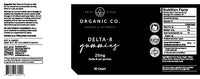 Delta-8 Gummies 25mg Swiss Group Organic Co.