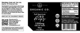 CBD Full Spectrum Tincture 1500mg Mint Swiss Group Organic Co.